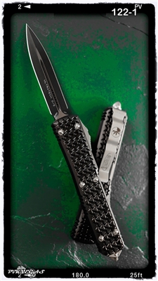 Microtech Ultratech D/A OTF Tri-Grip D/E Black Blade Black Handle