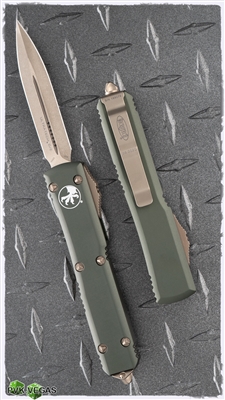 Microtech Ultratech D/E 122-13OD Bronzed Blade & HW OD Handle