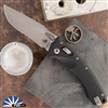 Microtech Amphibian 137RL-10APFLGTBK Ram-Lok G10 Fluted Black, Apocalyptic Blade