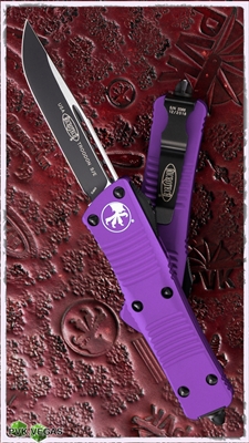 Microtech Troodon S/E 139-1VI Black Blade Violet Handle