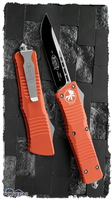 Microtech Combat Troodon D/A OTF S/E 143-1OR Black Blade Orange Handle