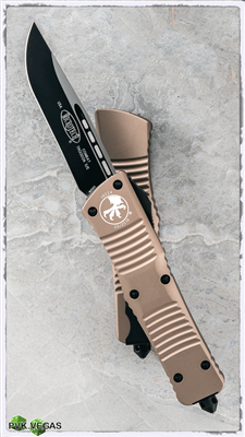 Microtech Combat Troodon S/E 143-1TA Black Blade Tan Handle