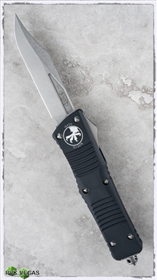 Microtech Combat Troodon D/A OTF LTD Bowie Blade Apocalyptic Finish