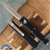 Microtech UTX-70 147-13 Double Edge Bronze Blade, Black Handle