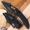 Microtech Stitch Auto 169-1AP Black Apocalyptic Blade, Black Handle