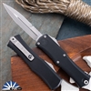 Microtech Hera II Mini 1701M-10AP Bayonet Apocalyptic Blade, Black Handle