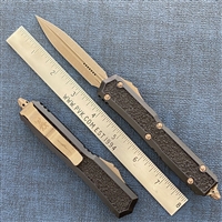 Microtech Makora - D/E 206-13APS Apocalyptic Bronze Standard Signature Series