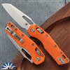 Microtech Standard Issue MSI 210T-10PMOR Ram-Lok Polymer Orange, Stonewash Blade