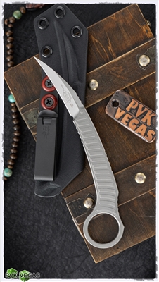 Microtech Feather 215-10APS, Apocalyptic, Fixed Blade Knife Signature Series