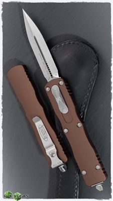 Microtech Dirac Delta 227-10TA Stonewash Tan Handle