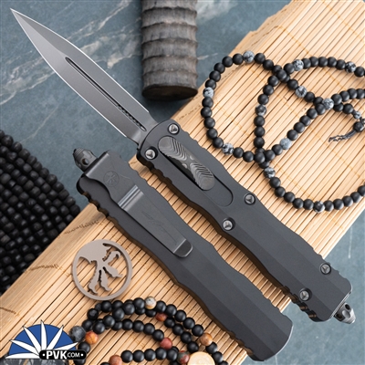 Microtech Dirac Delta 227-1DLCTSH DLC Blade, Black Handle Shadow Tactical