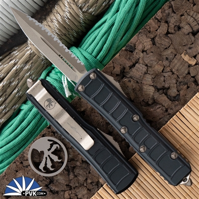 Microtech UTX-85 II D/E Bronze Apocalyptic Full Serrated