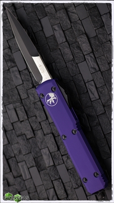 Microtech Ultratech D/A OTF Bayonet 120-1PU Black Blade Violet Handle