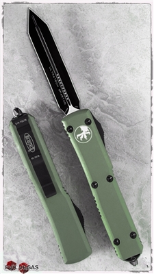 Microtech Ultratech D/A OTF Spartan 223-1OD Black Blade OD Green Handle