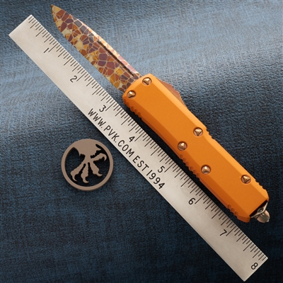 PVK Custom UTX-85 S/E Orange Cerakote w/ Bejeweled Blade & Sunrise Anodized Hardware