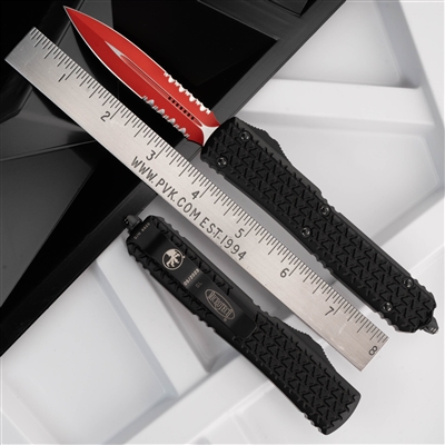 Microtech Ultratech 122-2SL Sith Lord Partial Serrated