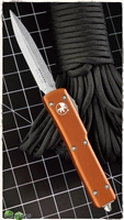 Microtech UTX-70 D/E 147-10OR Stonewash Orange Handle