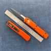 Microtech Ultratech Bayonet 120-1OR Black Blade Orange Handle