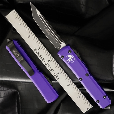 Microtech Ultratech D/A OTF T/E 123-1PU Black Blade Purple Handle