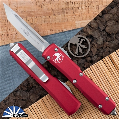 Microtech Ultratech T/E 123-4RD Satin Blade Red Handle