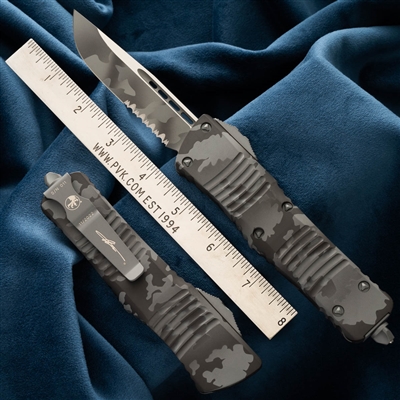 Microtech Combat Troodon S/E 143-2UCS Partial Serrated Urban Camo Pattern