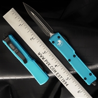 Microtech UTX-70 D/E 147-1TQ Black Blade Turquoise Handle