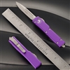 Microtech UTX-70 S/E 148-10PU Stonewash Finish Blade, Purple Chassis