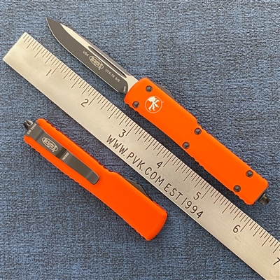 Microtech UTX-70 S/E 148-1OR Black Blade Orange Handle