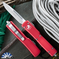 Microtech UTX-70 S/E 148-4RD Satin Red Handle