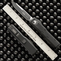 Microtech UTX-85 231-1T Single Edge Black Blade, Black Handle Tactical