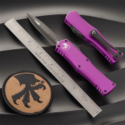 Microtech Hera 702-1VI D/E Black Blade Violet Handle