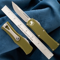 Microtech Hera 703-10APOD Single Edge Apocalyptic Blade OD Green Handle