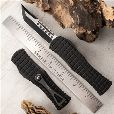 Microtech Hera 919-1TFRS Hellhound Tactical, Black Frag Handle