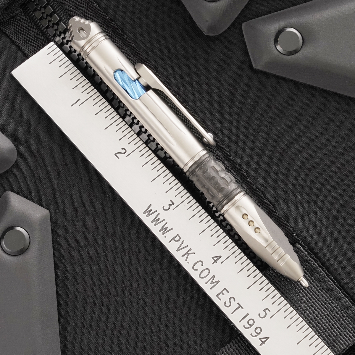 Microtech Kyroh Mini Pen 403M-TI-BBTRI Bead Blast Titanium, Tritium