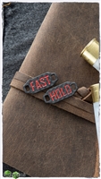 NCC Knives Boot Tags Carbon Fiber Painted - Red Hold & Fast