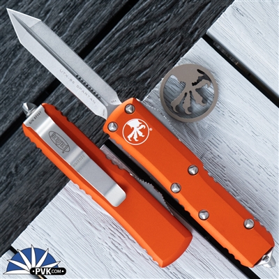 Microtech UTX-85 Spartan 230-10OR SW Spartan Blade Orange Handle