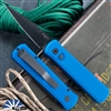 Protech Godson Auto 721-BLUE, Black Blade, Blue Handle