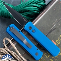 Protech Godson Auto 721-BLUE, Black Blade, Blue Handle