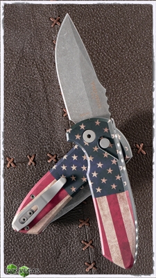 Protech Les George SBR Auto LG440-AW Vintage Flag