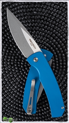 Protech Magic 2 Hidden Scale Release Auto SW Blade Blue Handle