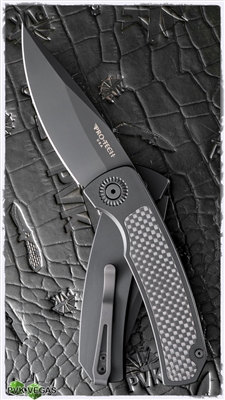 Protech Magic 2 Hidden Scale Release Auto CF Inlay Black Blade