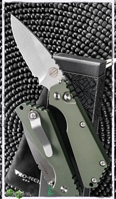 Protech Strider SnG Auto 2401-Green Stonewash Blade