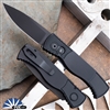 Protech Tactical Response 2 T203-Operator Black Magnacut Blade, Black With Textured Corners Handle Tritium Button