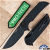 Protech MX106-Gridlock Mordax Plunge Lock Flipper, DLC Magnacut Blade, Black Gridlock Handle