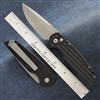 Protech TR-3 Beadblast Blade Grooved Black Handle