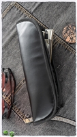 Safe & Sound Gear Custom Zip Up Knife Pouch 11 1/2", Black