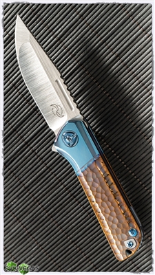 PVK Custom Lanny Blue & Bronze Ano Textured Ti Handles