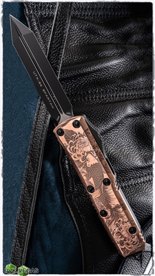 Microtech UTX-85 Spartan Copper Top Signature Series