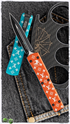 PVK Custom LV X-70 D/E Black Blade Orange Top Turquoise Bottom