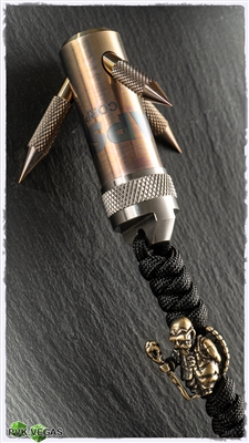 PVK Custom Capsule Corp Titanium Pocket Grappling Hook w/ Master Roshi Bead